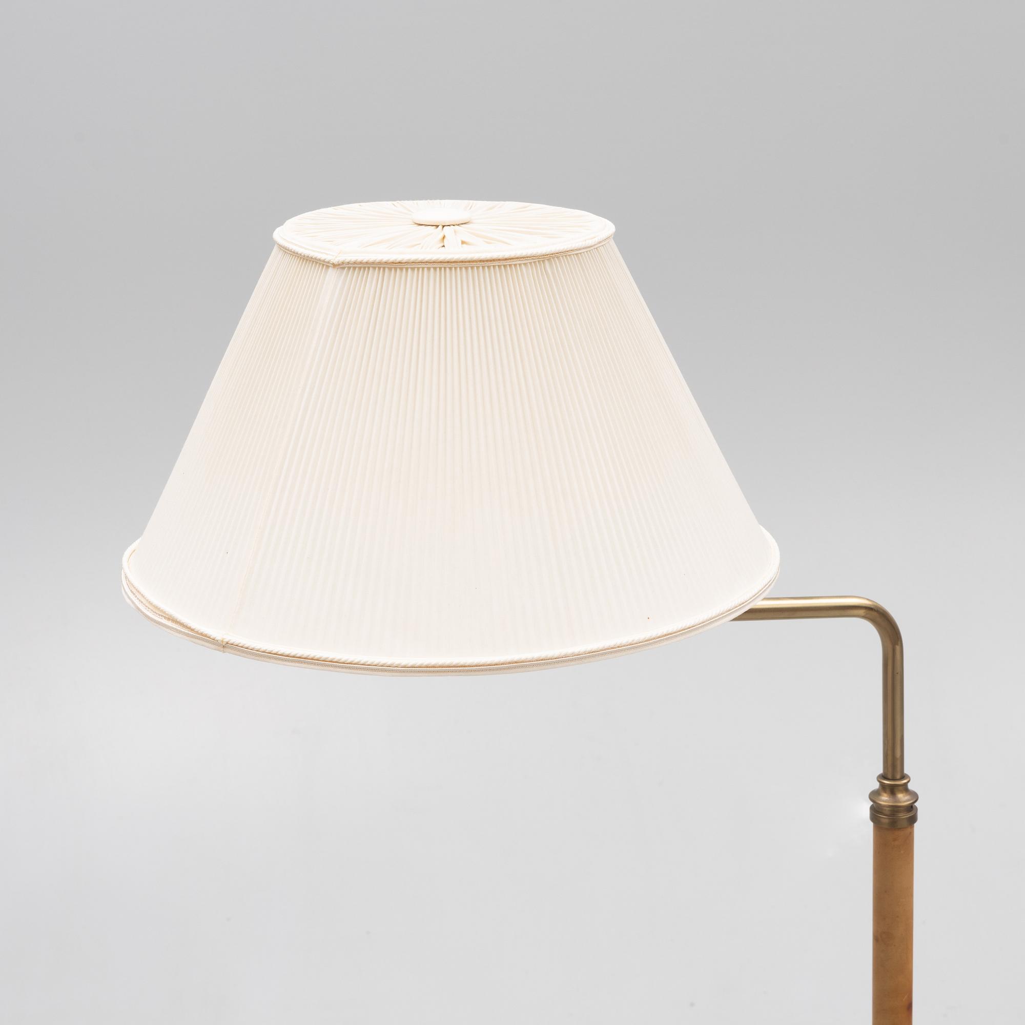 Bertil Brisborg, a model "31644" floor lamp, Nordiska Kompaniet, 1940's.