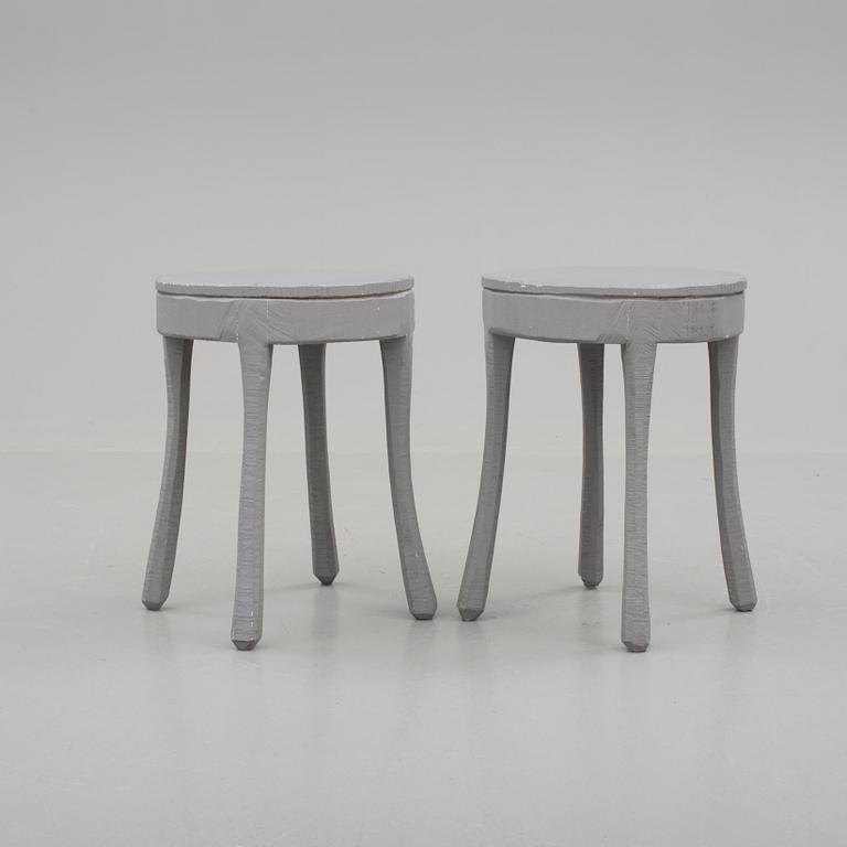 BORD, ett par, "Raw", design Jens Fager för Muuto, 2000-tal.