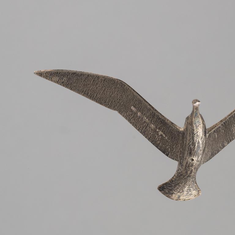Rey Urban, two sterling silver birds, Stockholm 1996-1999.