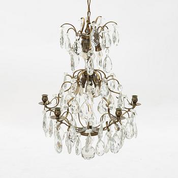 A Rococo style chandelier, first half of the 20th Century.