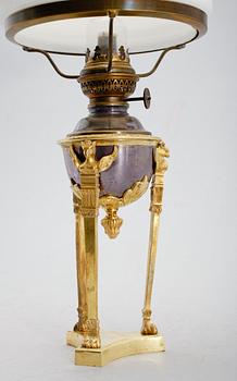 BORDSFOTOGENLAMPA, mässing, Gusums Bruk.