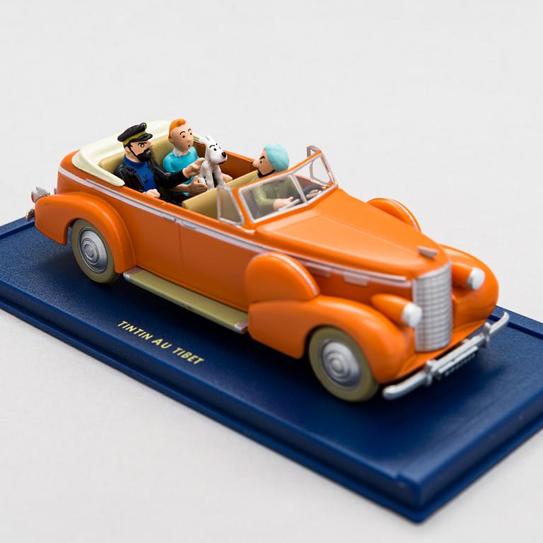 A collection of 22 Tintin cars, Hergé-Moulinsart.