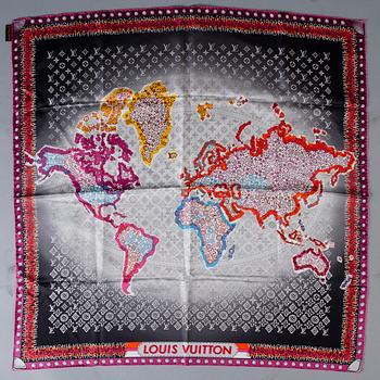 SCARF, "Monogram Map", Louis Vuitton.