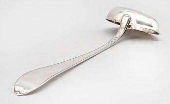 SOPPSLEV, silver, Wilhelm Smedberg, Karlstad 1789. Vikt ca 275 gram.