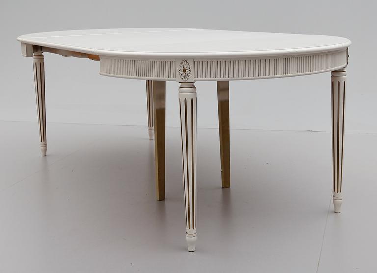 MATGRUPP, 7 delar, gustaviansk stil, 1900-talets andra hälft.