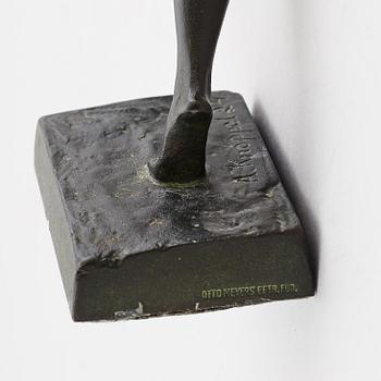 ARVID KNÖPPEL, Skulptur, brons, signerad och daterad -24. Gjutarstämpel. Höjd 20,5 cm.