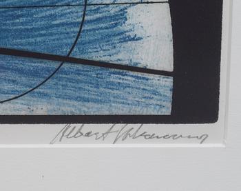 ALBERT JOHANSSON, färglitografi, signerad och numrerad E.A.