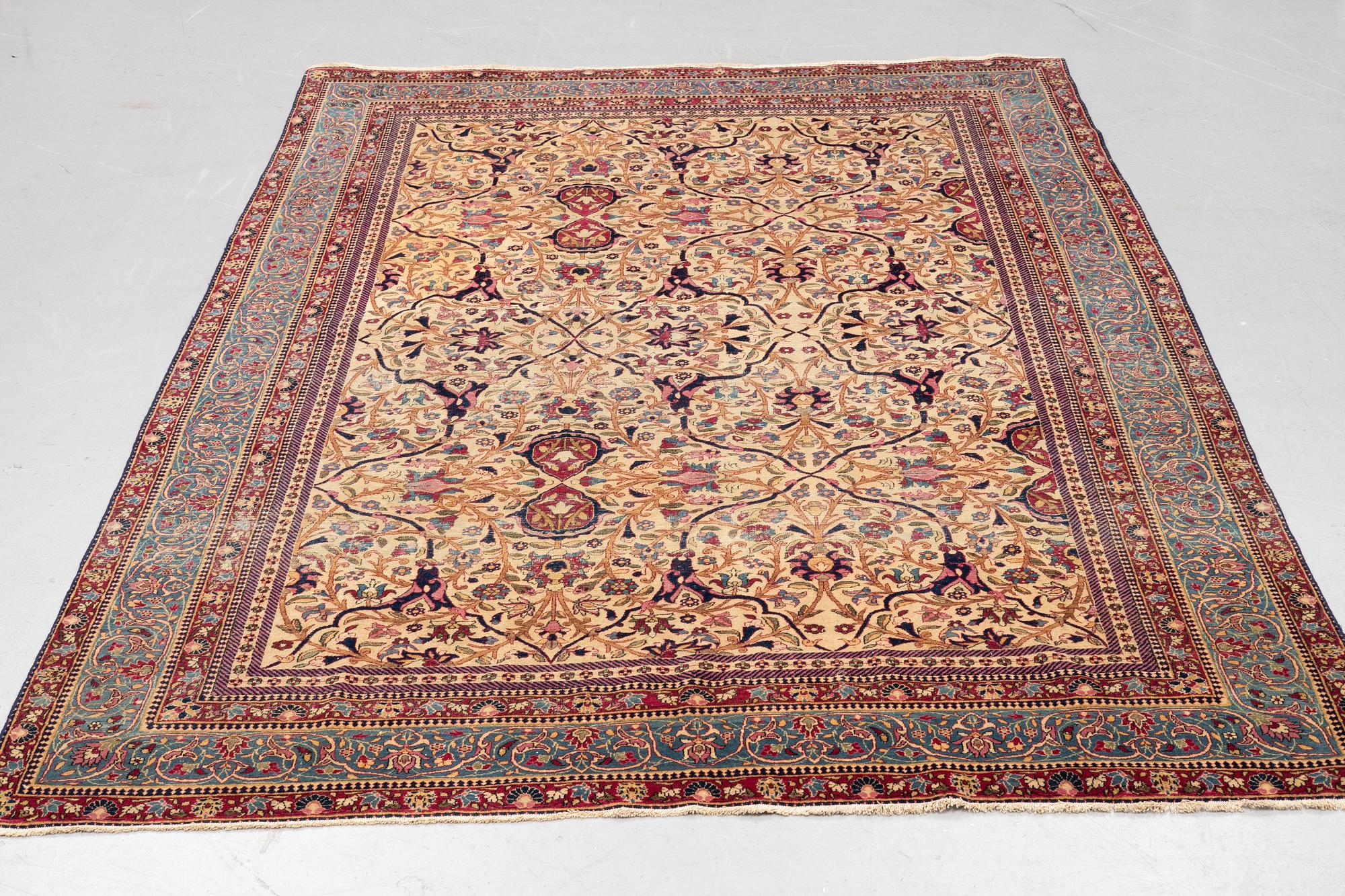 Matta, antik Teheran, ca 281 x 200 cm.