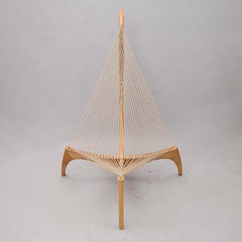 STOL, "Harp Chair", Jorgen Hovelskov, Christensen & Larsen,  Köpenhamn. Modellen formgiven 1963.