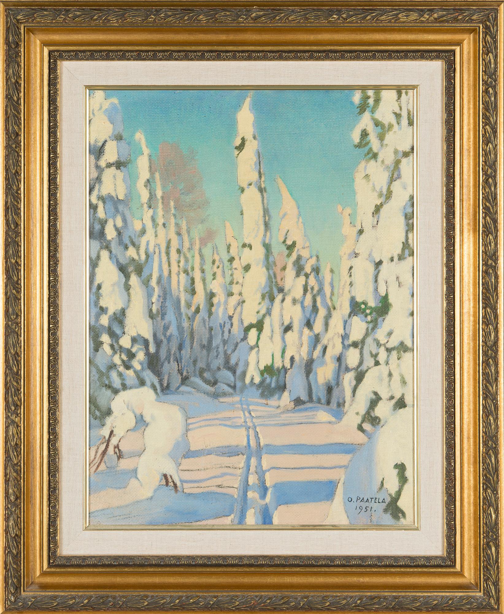 Oskari Paatela, Vinter landskap.