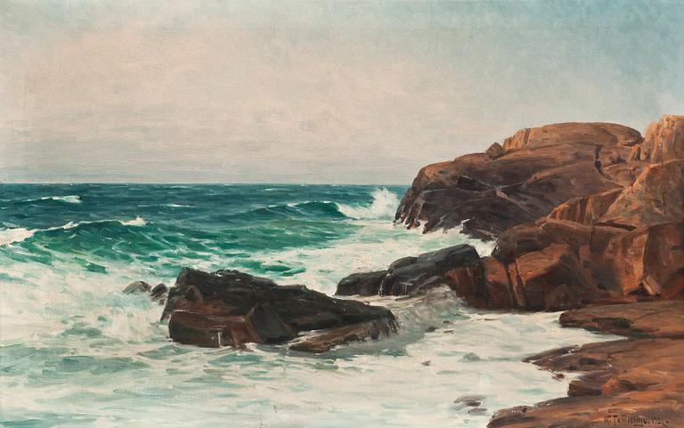 WOLDEMAR TOPPELIUS, olja på duk, sign. och dat. 1927.