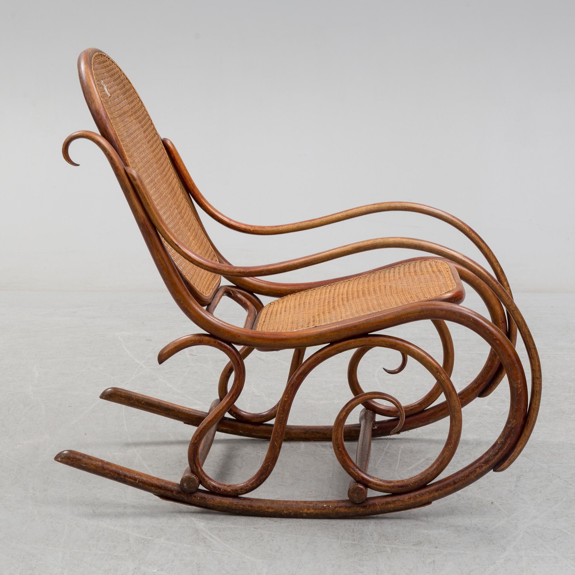 A first half of the 20th century Thonet rocking chair.