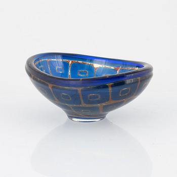 Sven Palmqvist, a 'Ravenna' glass bowl, Orrefors, Sweden 1967.
