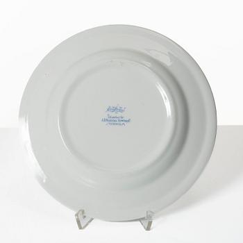 Matservis, 45 delar, porslin, "Kungliga Svenska Segelsällskapet", tillverkad för Nordiska Kompaniet, Rörstrand.