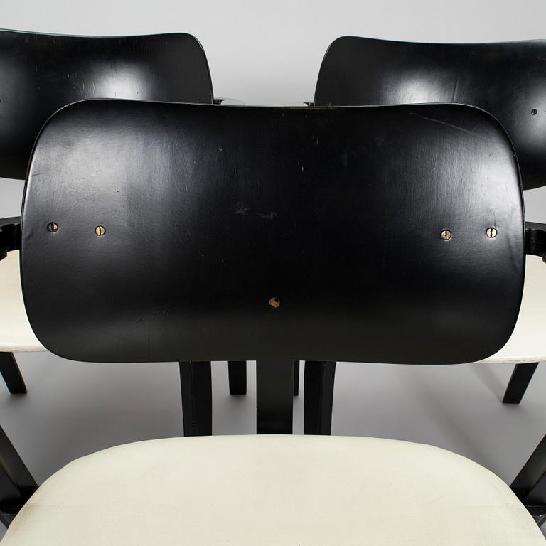 Ilmari Tapiovaara, a set of six 1960s 'Aslak' armchairs for Asko, Finland.