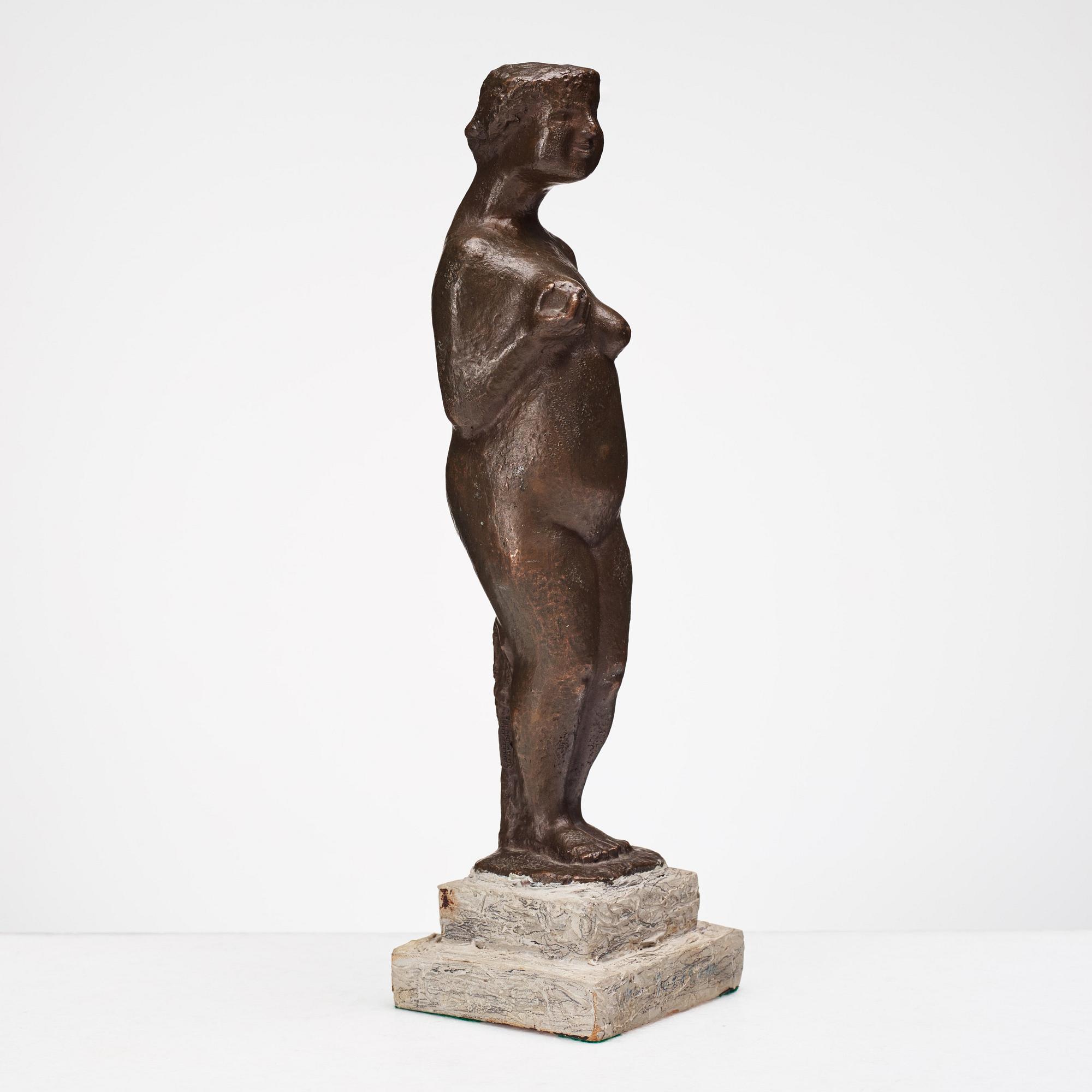 BROR MARKLUND, bronze sculpture, signed Bror Marklund, numbered 8/85, dated 1945.
