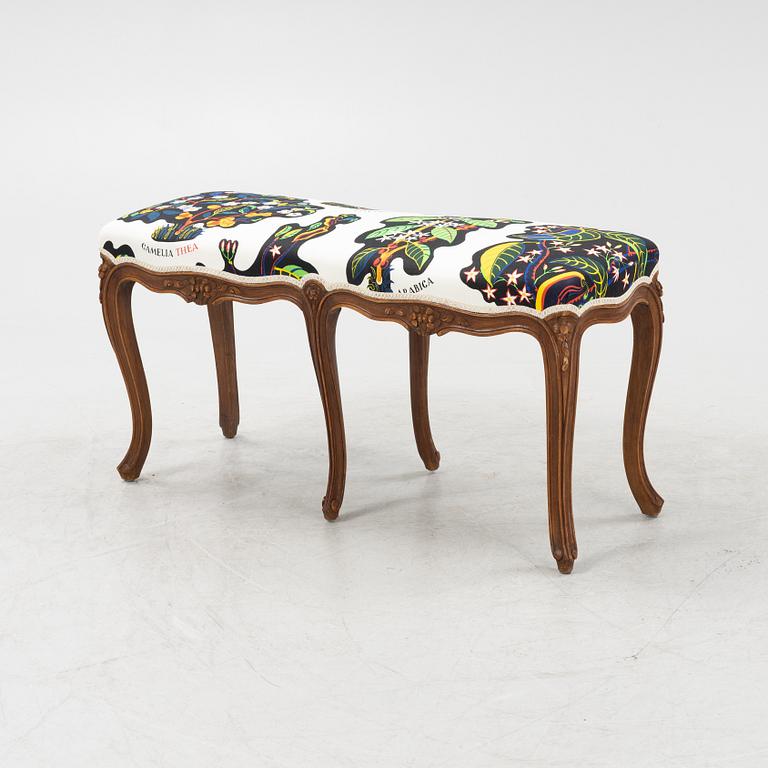 A rococo style bench, early 20th Century.