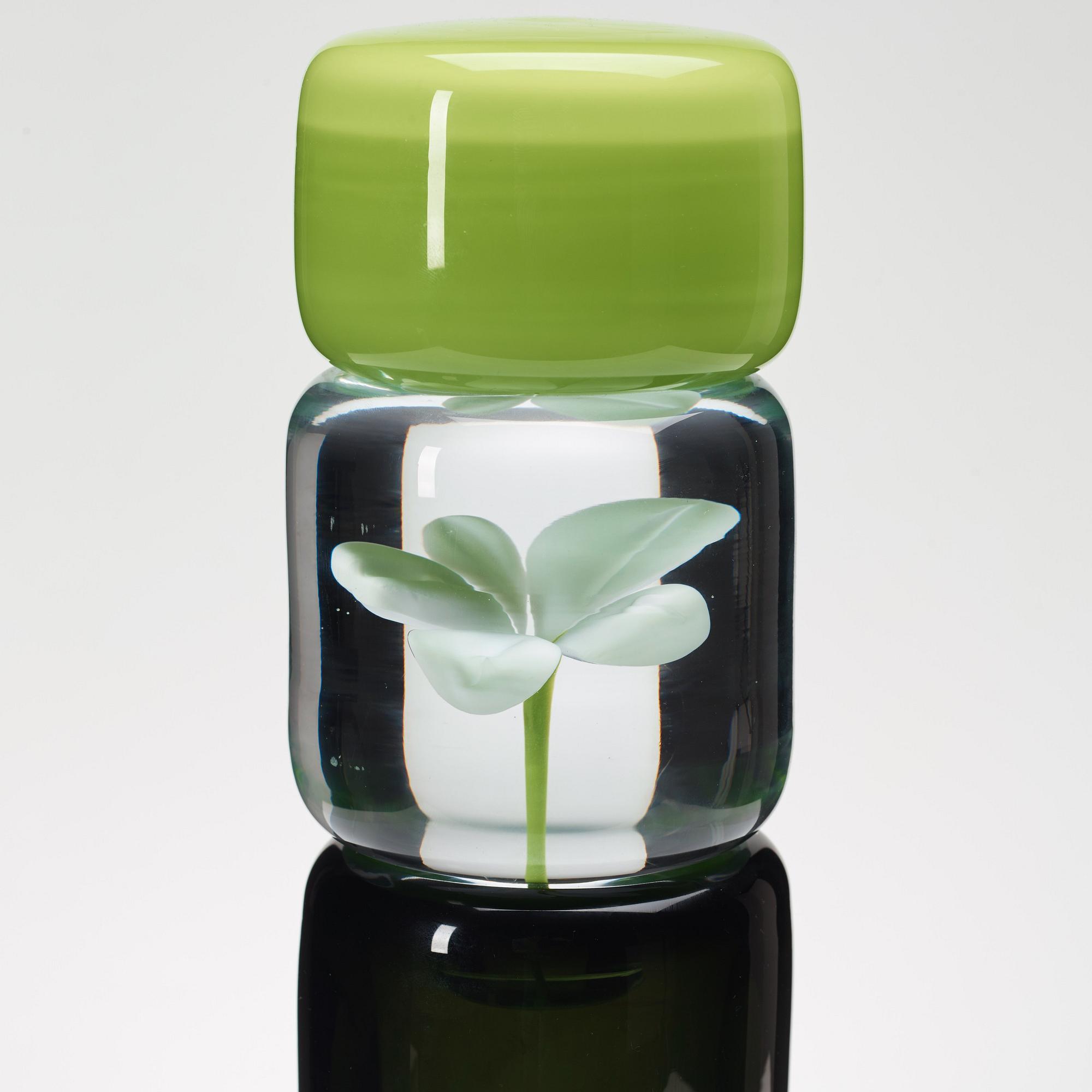 Matti Klenell, a glass sculpture "Ajeto Urn", Ajeto Glassworks, Czech Republic 2008.