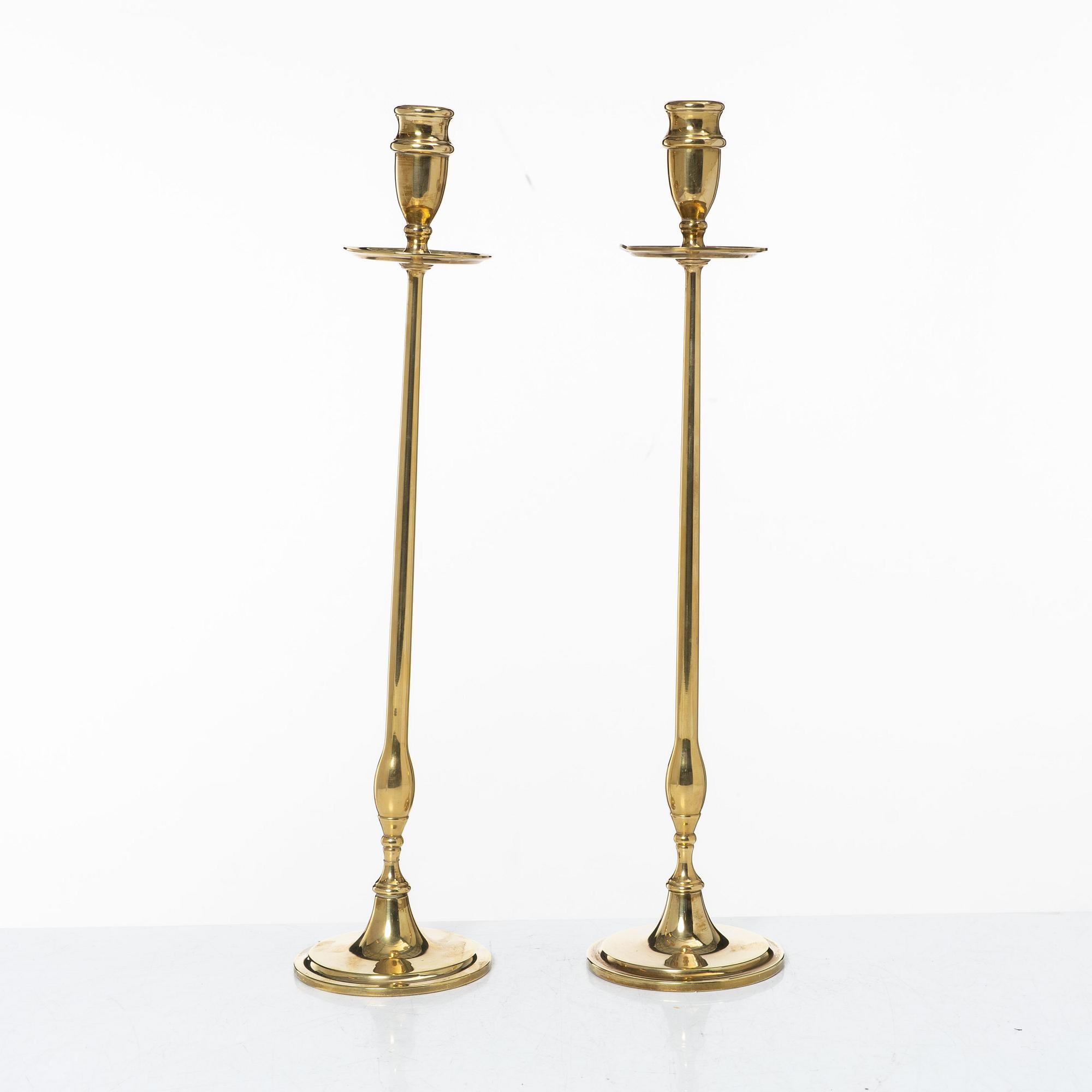 A pair of model 2539 candlesticks, Svenskt Tenn.