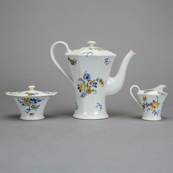 KAFFESERVIS, 24 delar, porslin. Theodore Haviland, Limoges, 1930-tal.