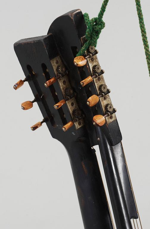 GITARR, dubbelhalsad, möjligen Tyskland, 1900-talets första hälft.