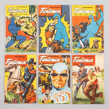 Comic books, "The Phantom", volume 1, 1950, no. 2-7.