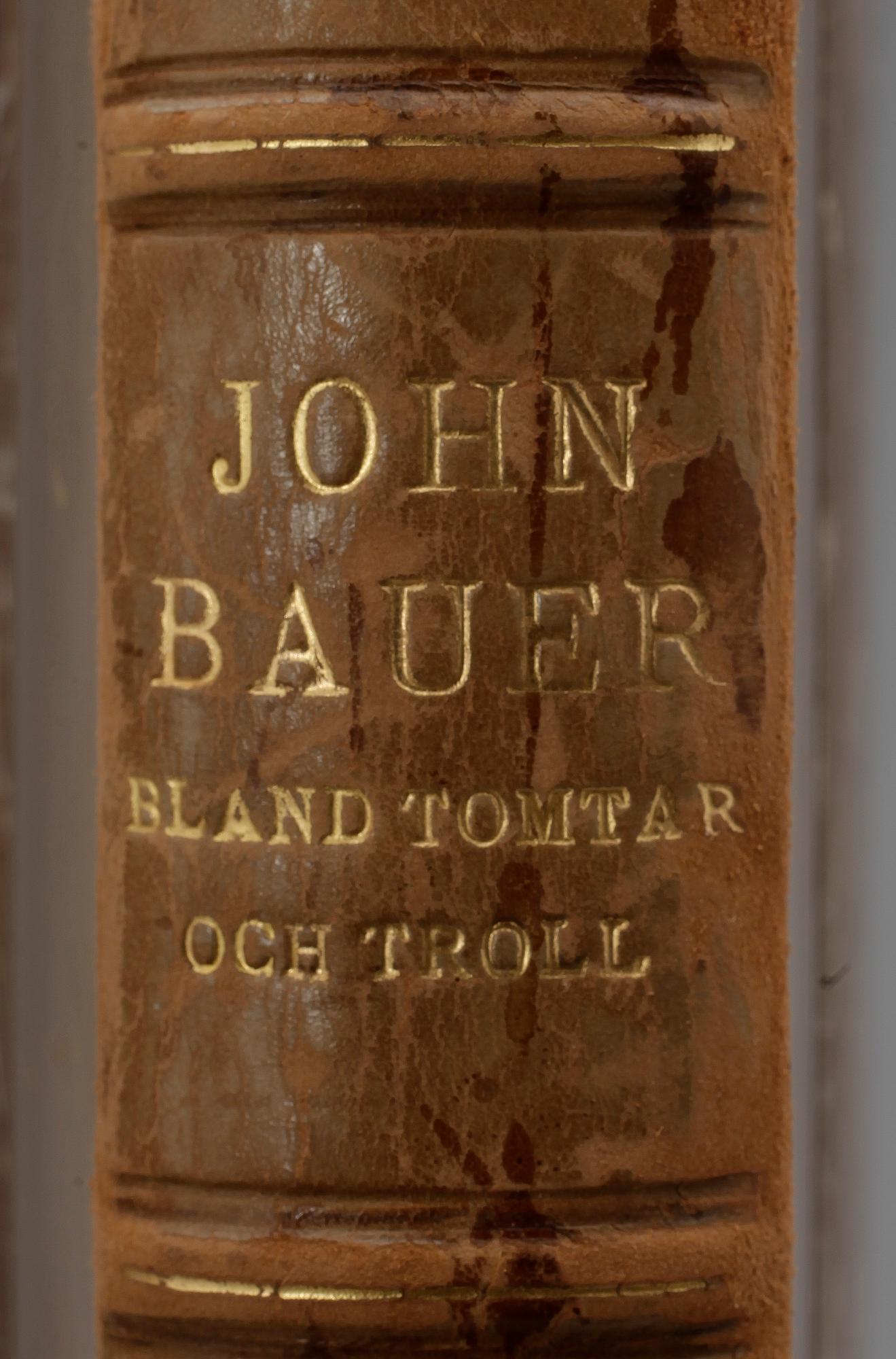 BOK, "John Bauer bland tomtar och troll ett urval", numr 185/200, Stockholm 1918.