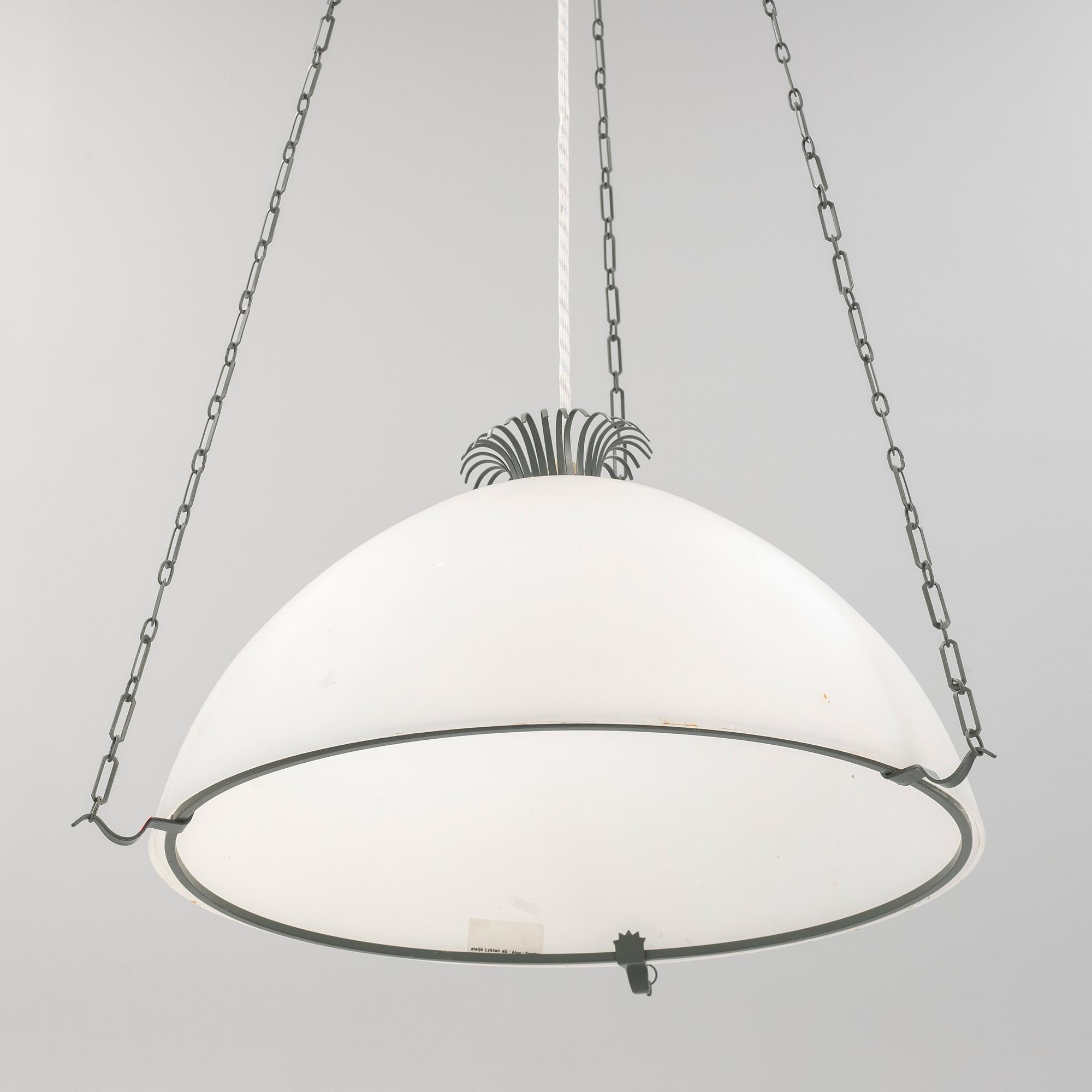 Gunnar Asplund, an 'Asplund' ceiling lamp, Ateljé Lyktan, Åhus.