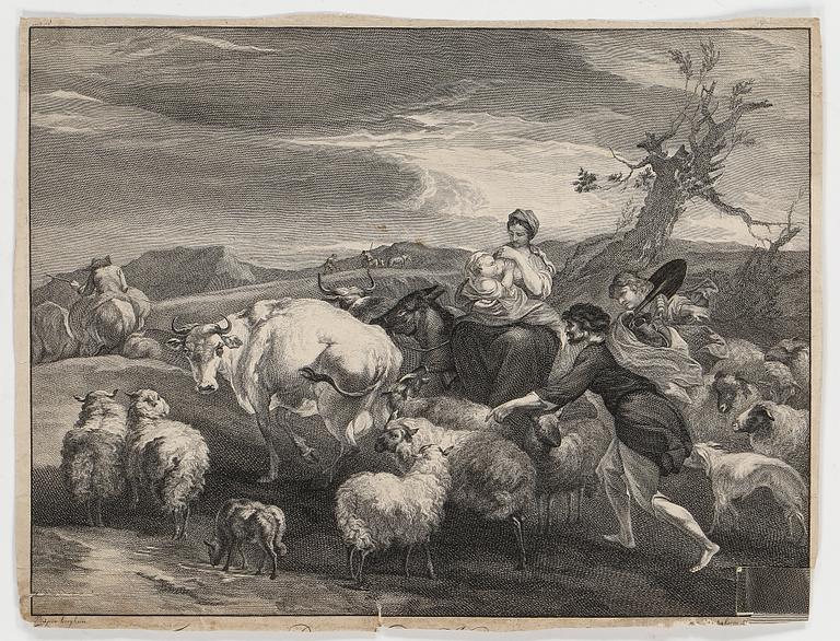 PARTI GRAFIK, ca 25 st, 1700-1900-tal.