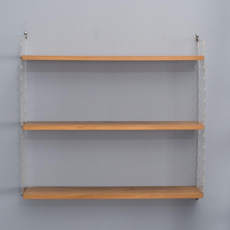 HYLLA, Stringhylla, "The Ladder Shelf", Stringplex, design Nils Strinning, 1900-talets mitt.