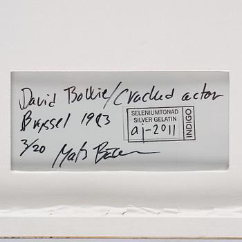 Mats Bäcker, "David Bowie/Cracked actor, Bryssel, 1983".