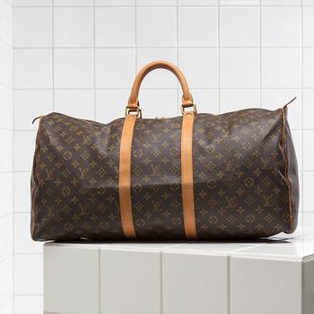 VÄSKA / WEEKENDBAG, "Keepall 55", Louis Vuitton.