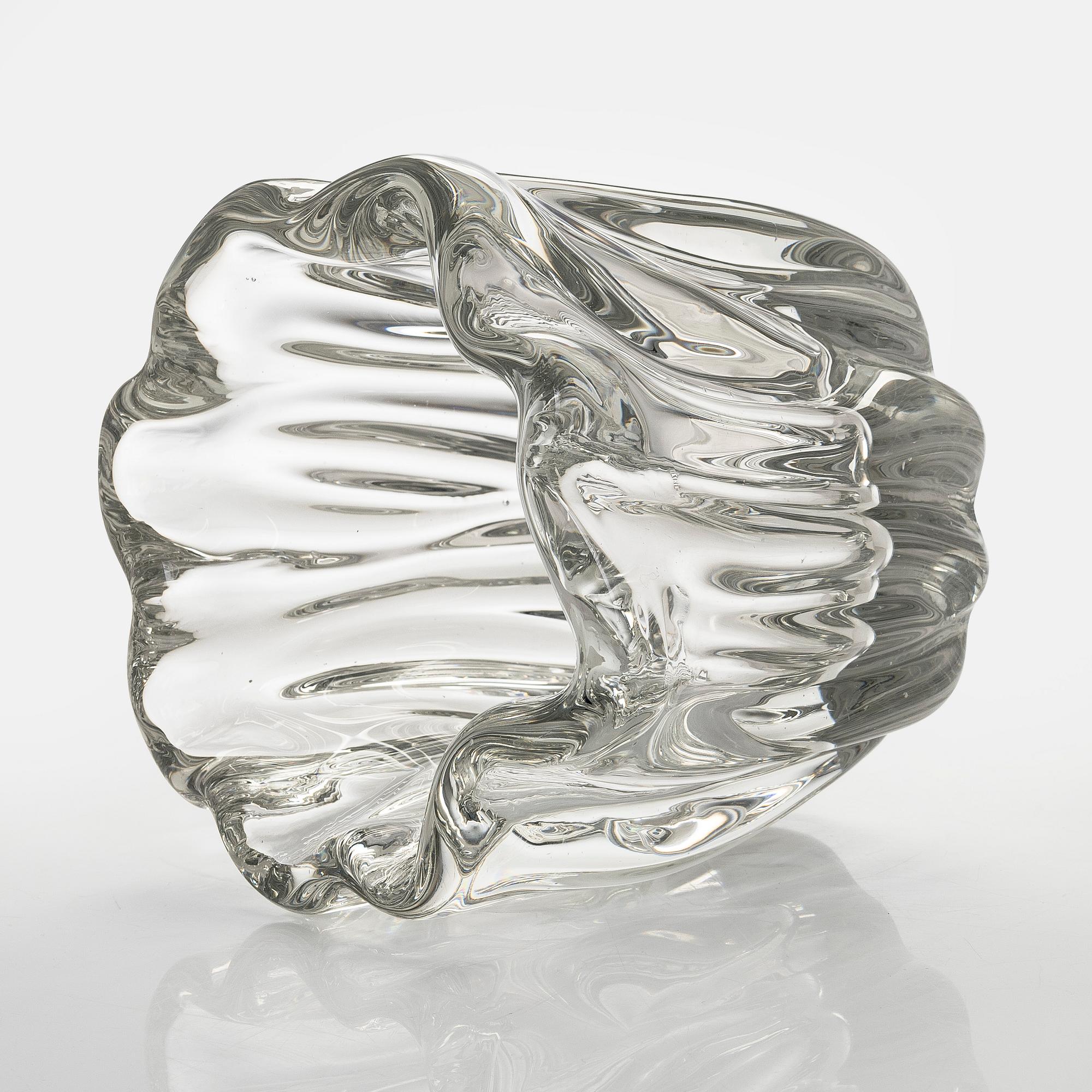 Tapio Wirkkala, maljakko, "Kalvolan kanto", signeerattu Tapio Wirkkala Iittala.