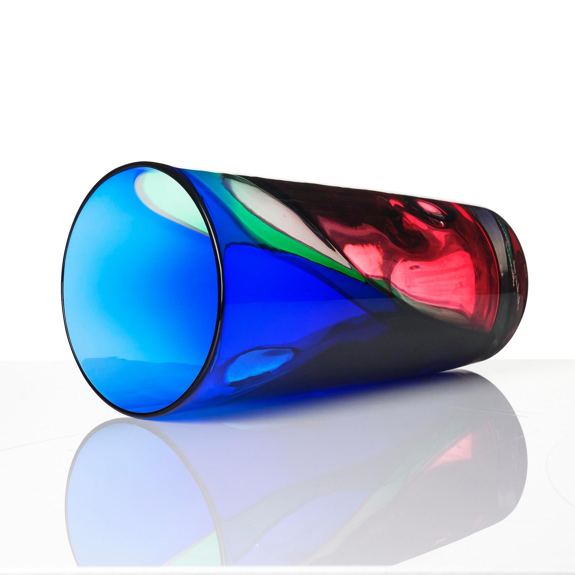 Archimede Seguso, a glass vase, Murano, Italy, 1980-90's.