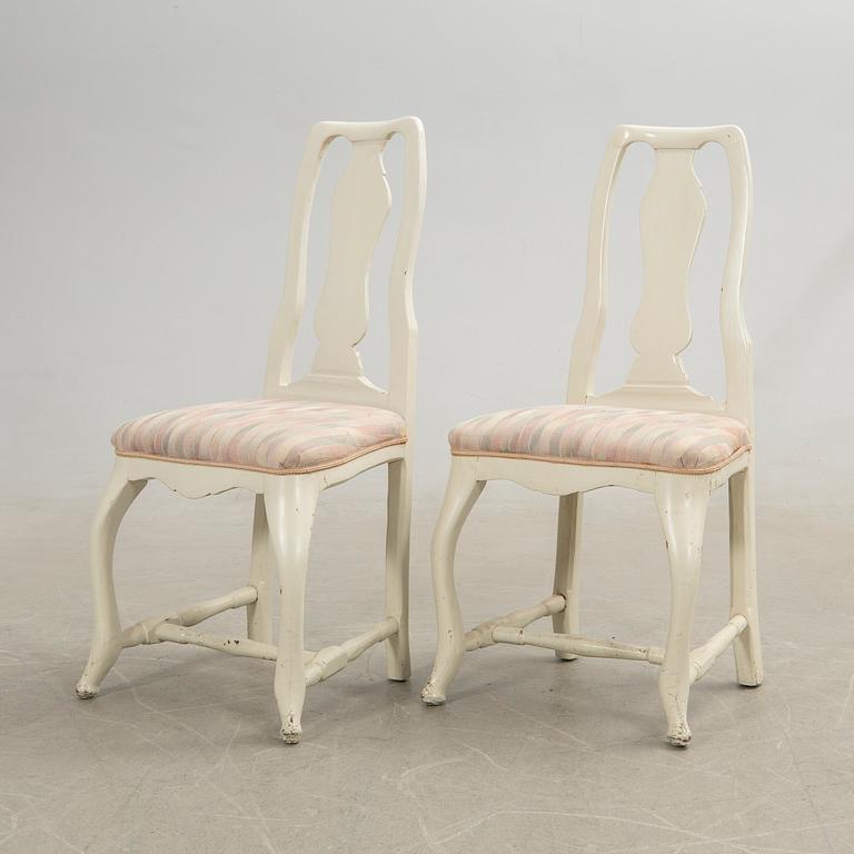 Chairs, a pair, late Baroque.
