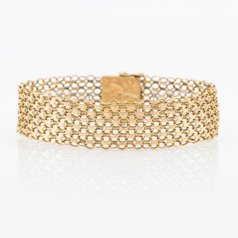 Bracelet, 18K gold, X-link.