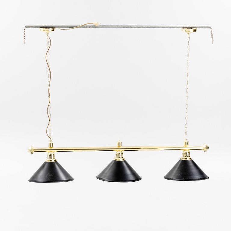 Biljardbelysning, 1900-tal.