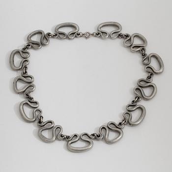 A 1940-50s pewter "The Etrucian necklace" design Estrid Ericson for Svenskt Tenn, Stockholm.