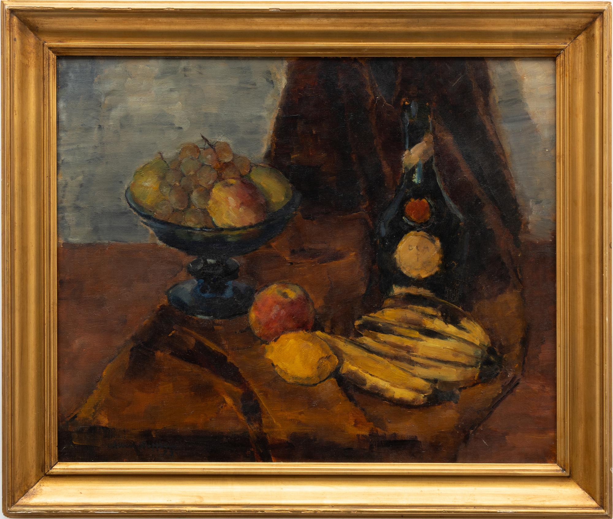 Albert Hoffsten, "Stilleben med frukt II".