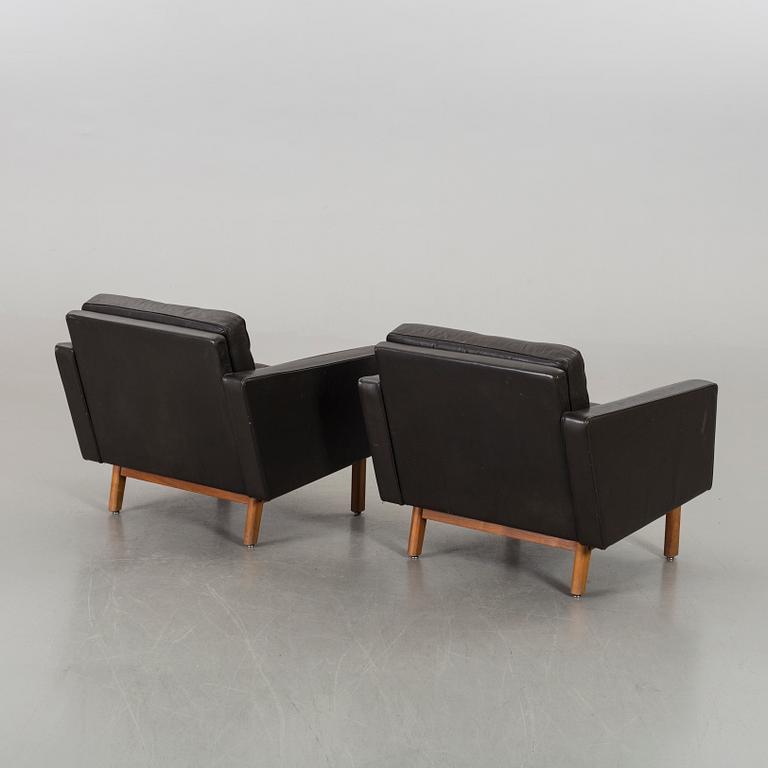 A PAIR OF KARL-ERIK EKSELIUS LOUNGE CHAIRS, JOC Vetlanda, Sweden.