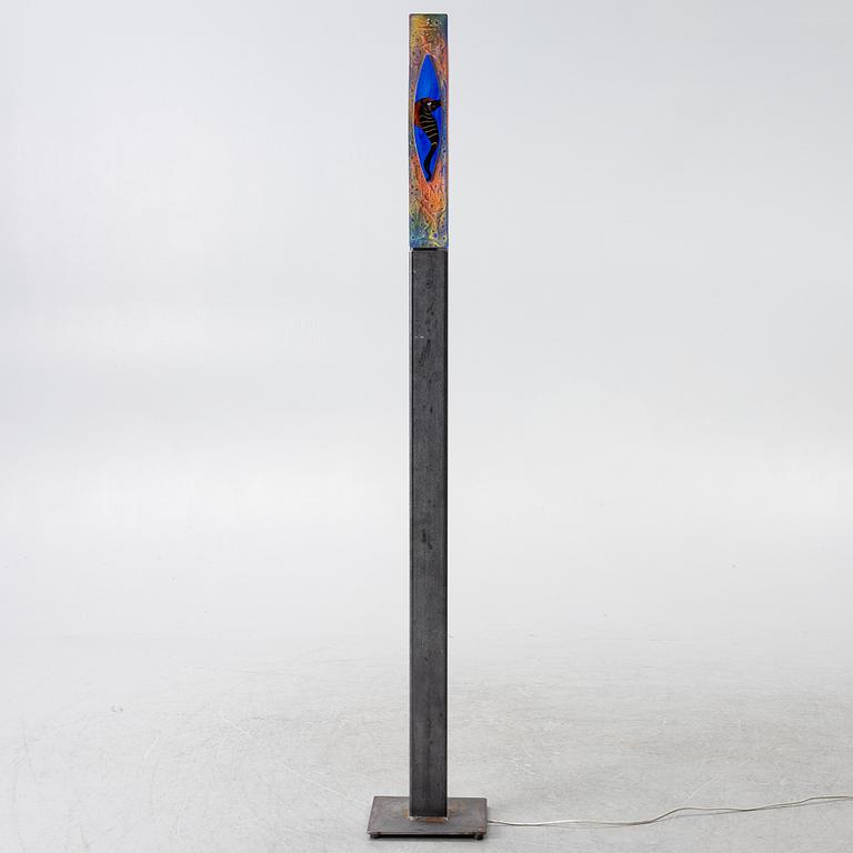 Kjell Engman, skulptur, glas, unik, signerad, Kosta Boda.