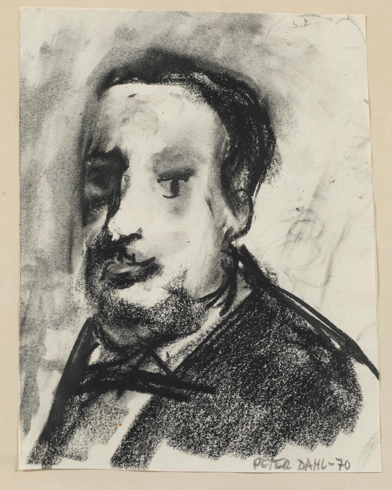 Peter Dahl, Portrait, 1970.