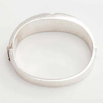 Björn Weckström, bracelet, “Astaire”, silver, grey granite, Lapponia 1987.
