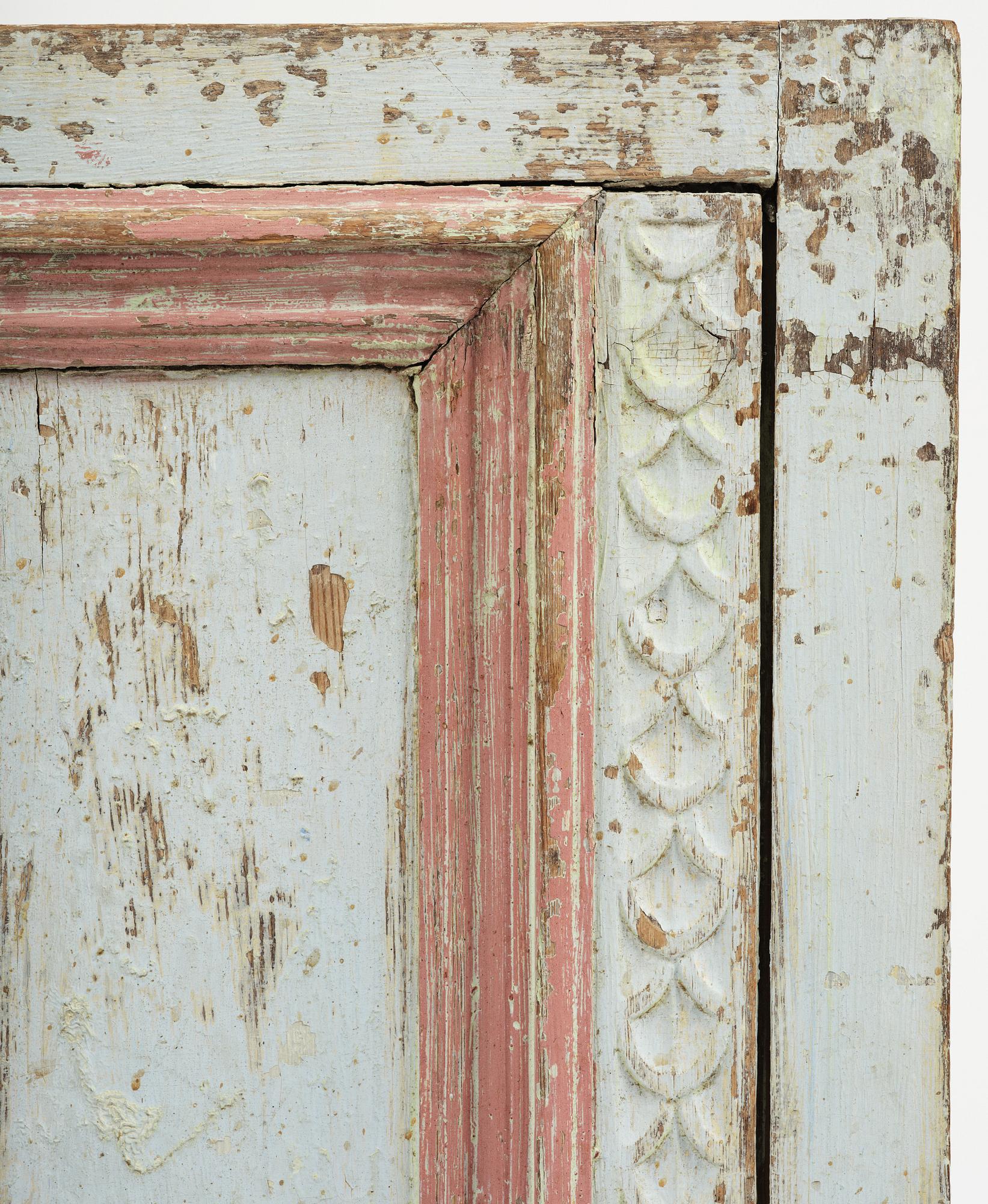 A Swedish baroque cabinet door, later part 17th century,´.