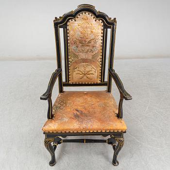 A late Baroque armchair, 18th Century.