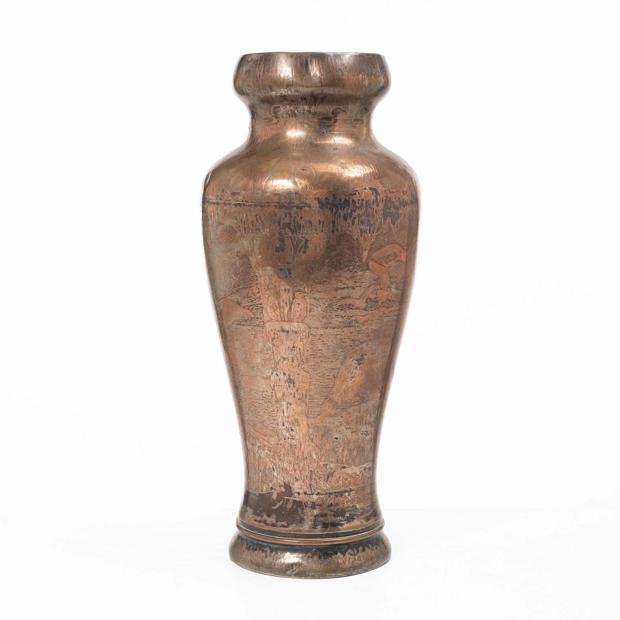 Carl Hjalmar Norrström, Vase, Art Nouveau, dated 1902.