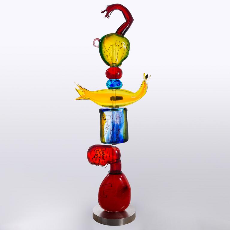 SOILE YLI-MÄYRY, skulptur, "Burning Hand", signerad Soile Yli-Mäyry.