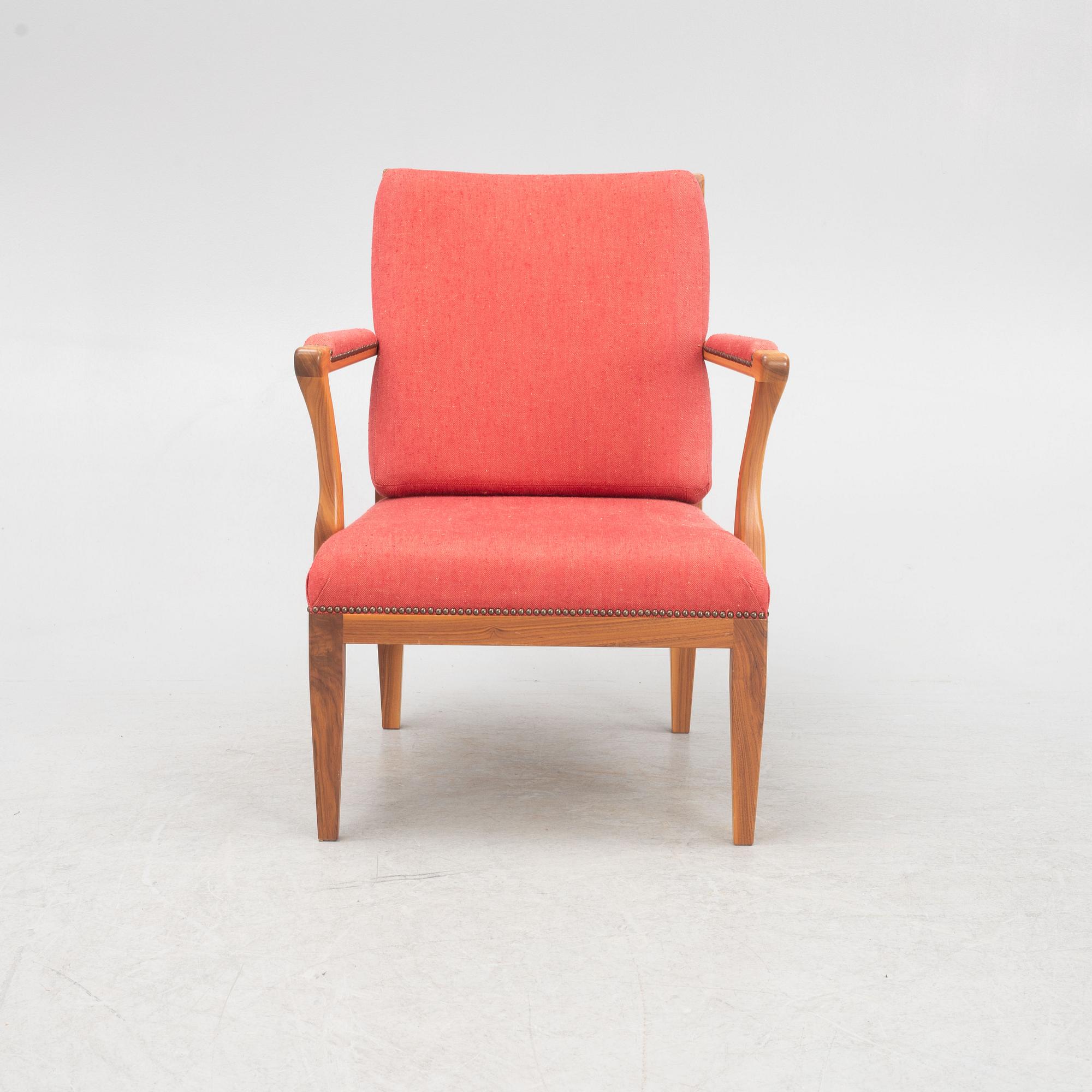 Josef Frank, karmstol, modell 868, Firma Svenskt Tenn.