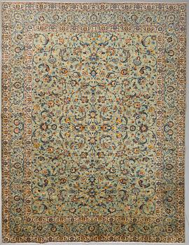 A CARPET, Kashan, around  415 x 313 cm.