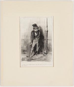 HONORÉ DAUMIER, lithographs, 7, stamped signature.